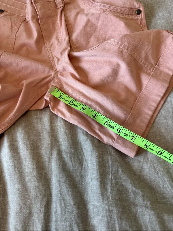 Aventura Women’s Pale Pink Cargo Hiking Shorts - Image 11