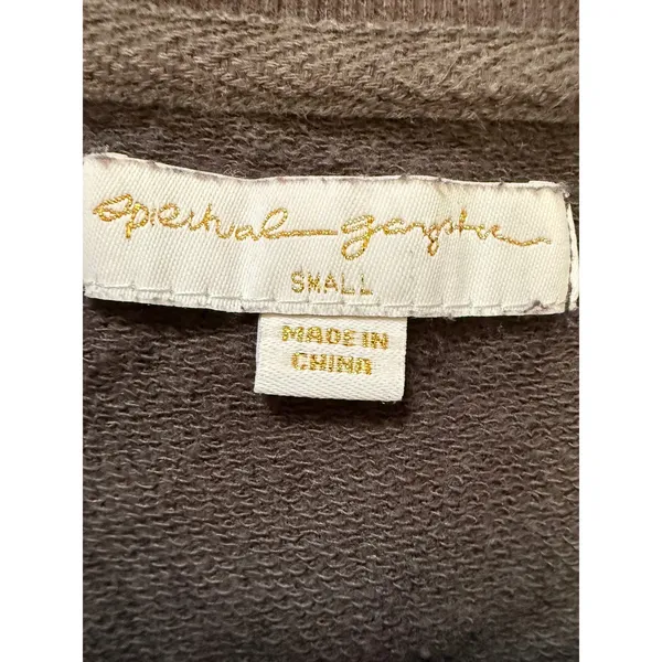 Spiritual Gangster Star Cropped Sweatshirt Metallic Rose Gold Celestial S - Image 4