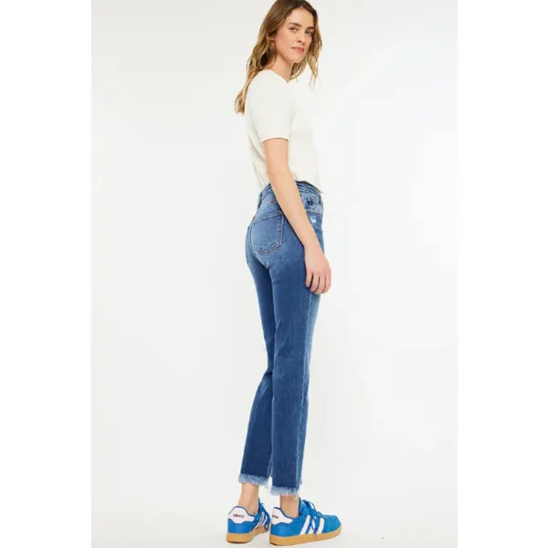 KanCan Walnut High Rise Slim Straight Jeans Comfort Stretch Denim Sz‎ 5/26 - Image 2
