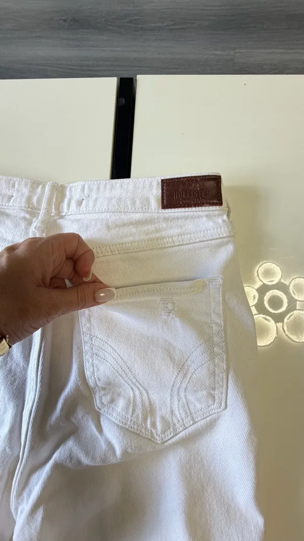 🌟 hollister high-rise super skinny crop jeans (size 7r / 28) - Image 7