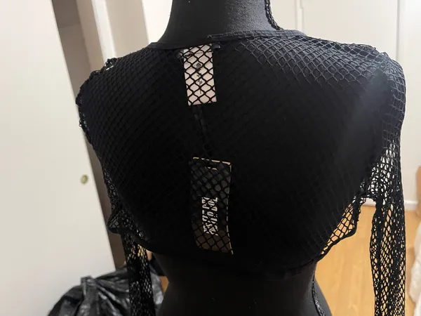 Black mesh long sleeve - Image 2