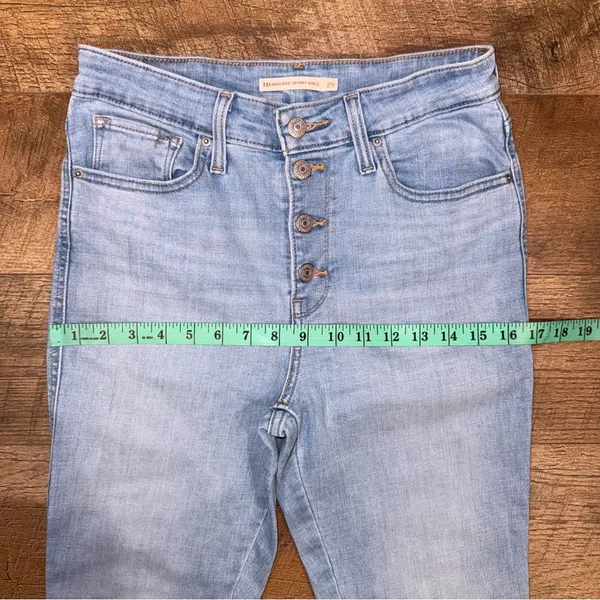 Levi’s High Rise Skinny Ankle Button Up Size 29 - Image 13