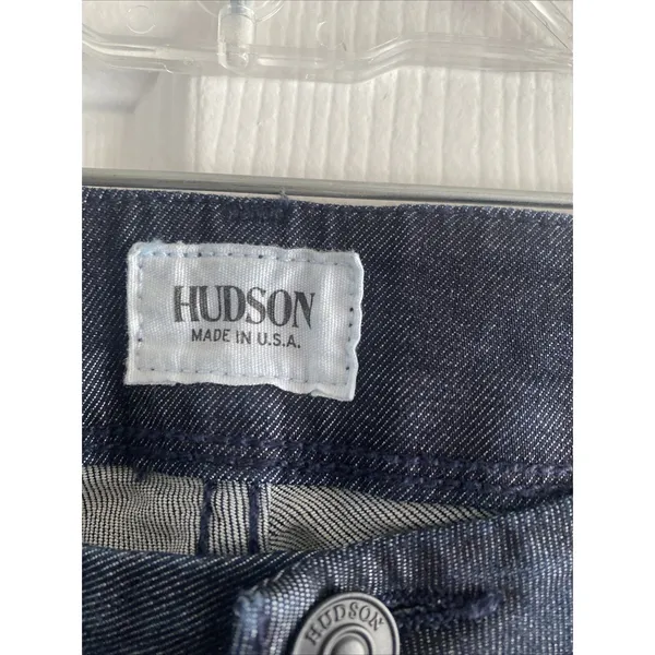 Hudson Beth Baby Bootcut Womens Size 27 Dark Wash Flap Pocket Jeans Denim USA‎ - Image 3