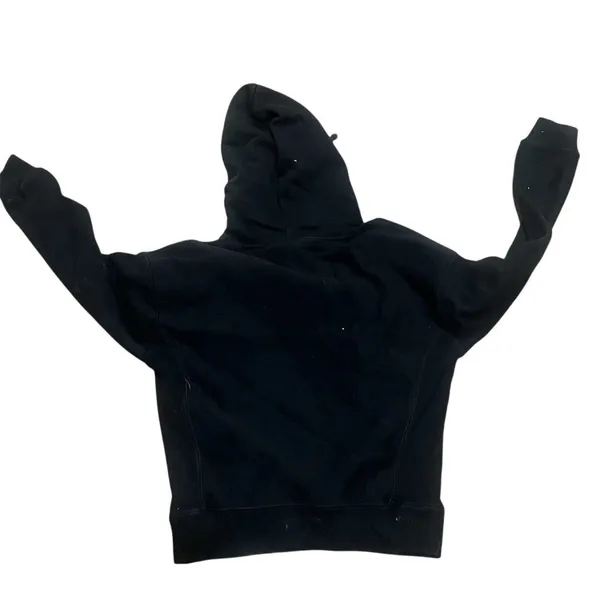 Champion Girls' Full Zip Hoodie Black XS Long Sleeve Casual - Image 7