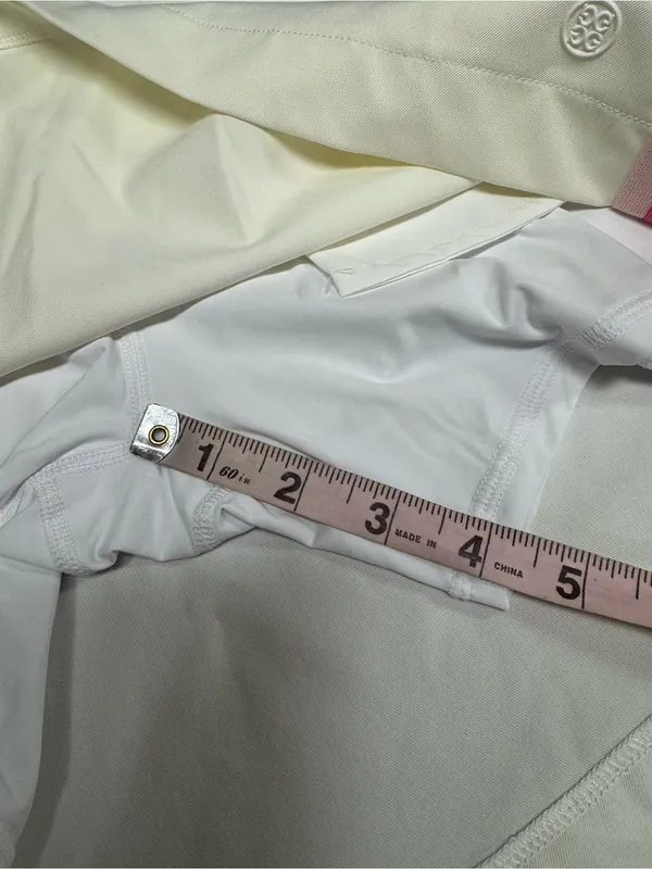 G/FORE Tech Tux 16" Skirt Golf Tennis Skort Side Stripe Pink White 8 NEW $155 - Image 14