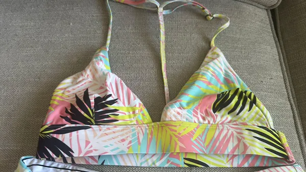 Palm Leaves Bikini Swimsuit Set - Image 3