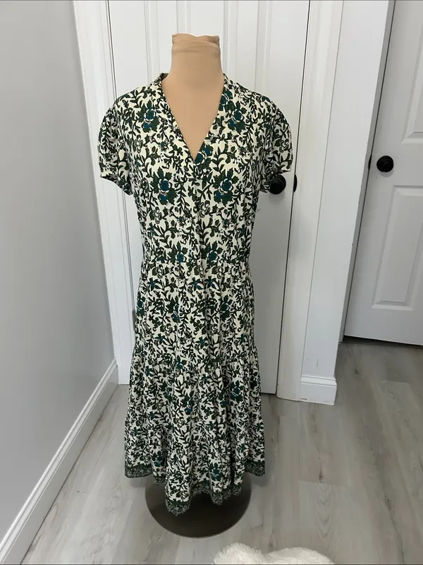 Jude Connally Floral Tiered Midi Dress - Image 2