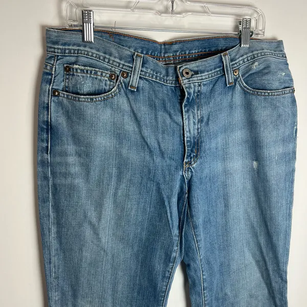 Polo Ralph Lauren Vintage Y2K Classic Blue Denim Jeans - Image 2