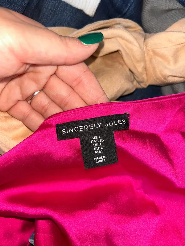 Sincerely Jules Hot Pink Halter - Image 4