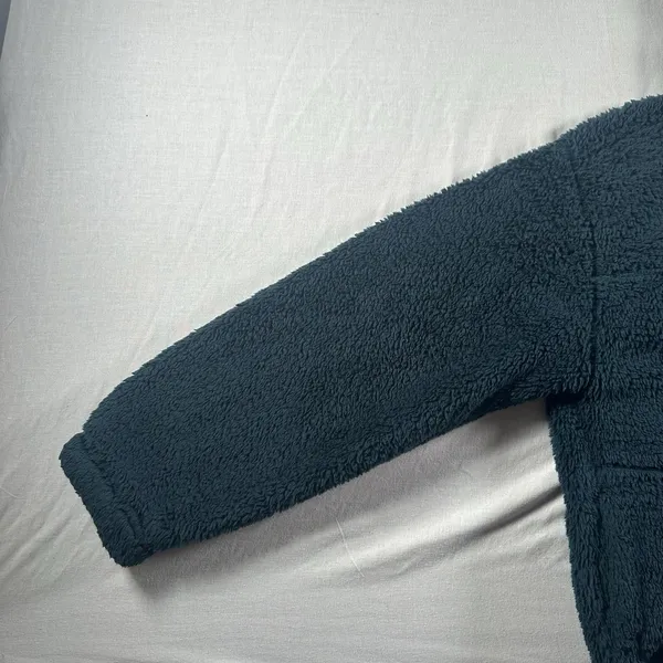 Old Navy Women’s Small Sherpa Fleece Hoodie Zip Up Jacket Cozy Plush - Image 4