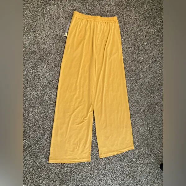 Always Indigo Boho Mustard Wide Leg Pull - Image 8