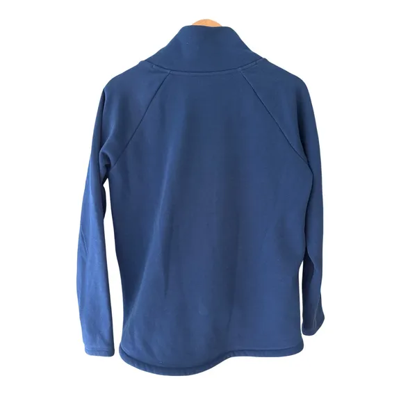 Athleta Cozy Karma Asym Pullover • Navy • M/P - Image 2