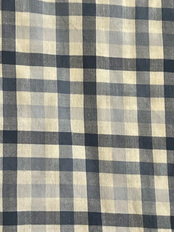 Womens lg The North Face Plaid Long Sleeve Button Down Shirt-blue/white/gray. - Image 6