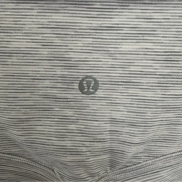 Lululemon Women's Align Higher Rise White Stripe Print Size 8 Wide Leg - Image 3