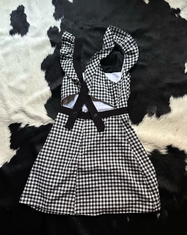 BCBGMAXAZRIA gingham dress - Image 2