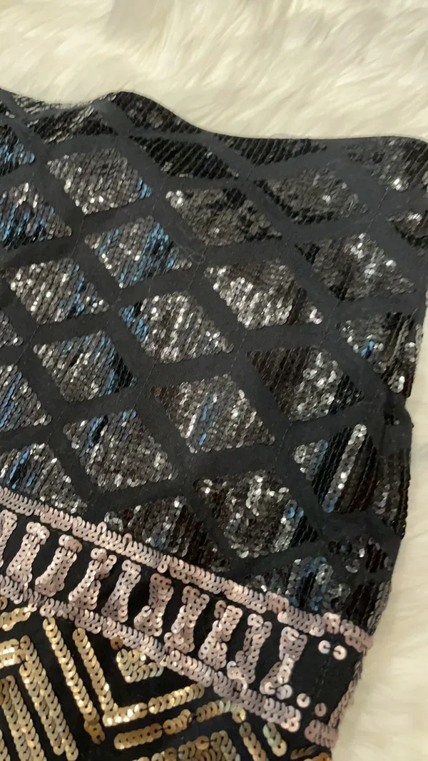Guess Sequined Mini Skirt - Image 3