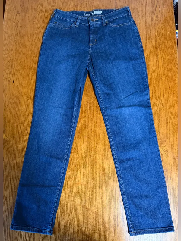 NWOT Carhartt RUGGED FLEX® RELAXED FIT JEAN Women’s Size 6 Reg - Image 3