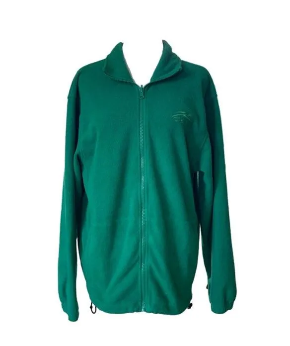 Women's Atletica Green Fleece Jacket Size S - Image 2