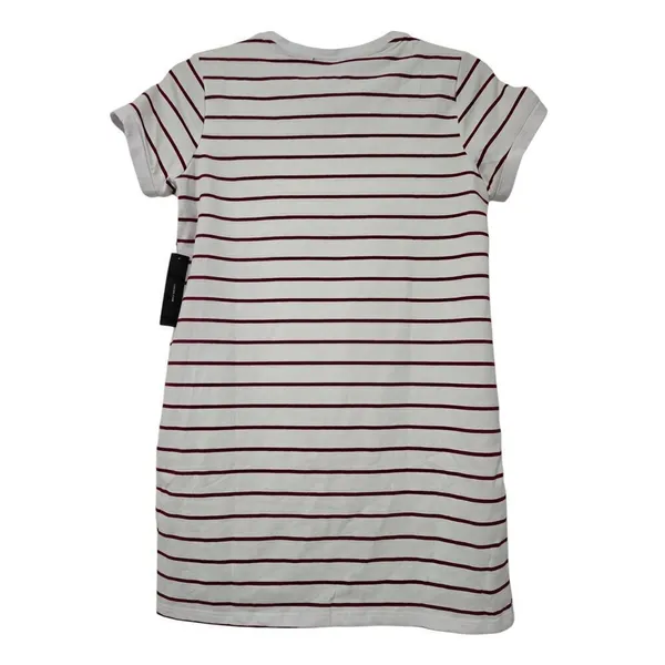 Lulus Knit T Shirt Dress White Red Lined Striped Fisherman Size Small Natical - Image 7