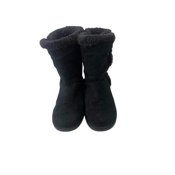 Airwalk Women's Black Fuzzy Snow Boots - Image 2