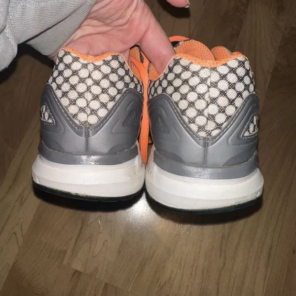 Adidas "Duramo 6" Gray/Orange‎ Running Shoes. Women's 9.5 - Image 5