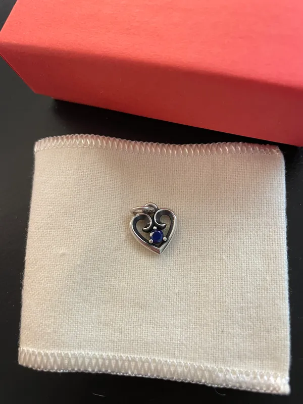James Avery Remembrance Heart Birthstone Pendant - Image 2