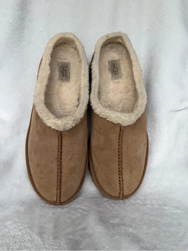 Ugg Suede/ Wool 2" New Heights Cozy Clog Platform Shoes, Women Us 10/ Eur 41. - Image 2