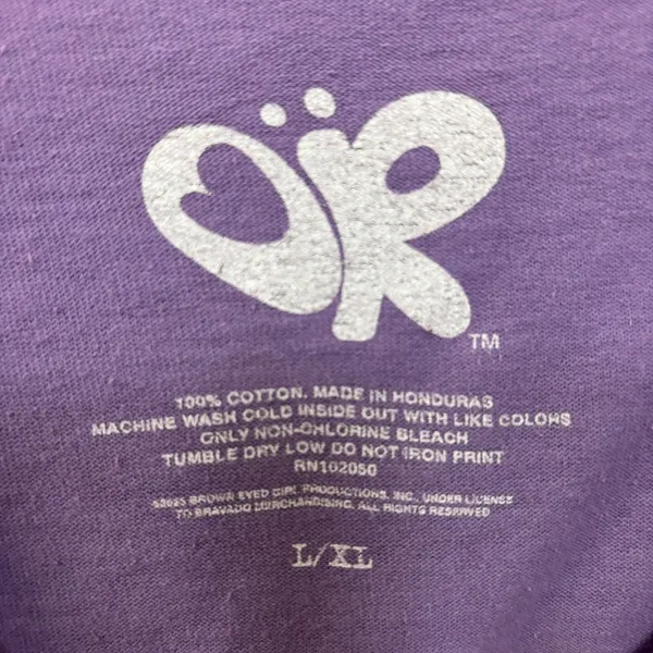 Olivia Rodrigo Guts Popstar Purple T-Shirt L/XL - Image 4