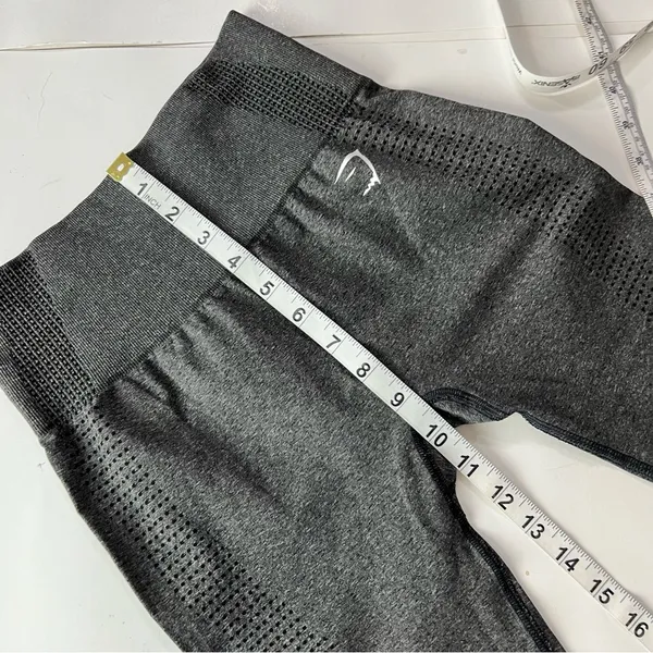 Gymshark Vital Seamless Leggings Grey‎ Marl XS High Waisted - Image 8