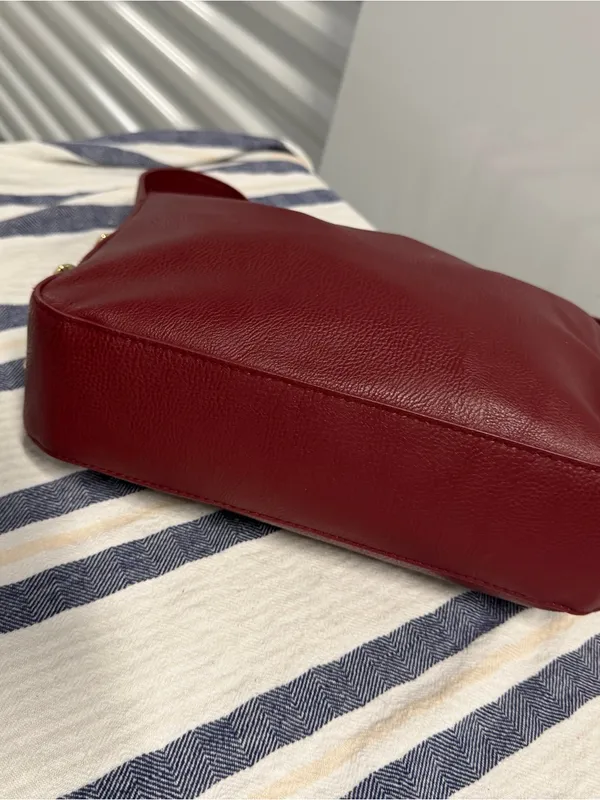 Universal Thread Burgundy Shoulder Bag with Gold Studs - Image 5