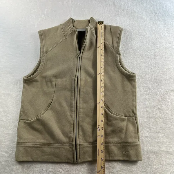 VTG Y2K Nike XS Vest Full Zip Sleeveless Fleece Pockets‎ Outdoor Casual Grunge - Image 11
