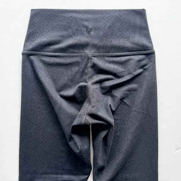 Lululemon High Times Pant 4 RARE Desert Snake Deep Coal Black Snakeskin Luon - Image 6
