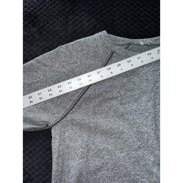 Lululemon Womens Crew Love Long Sleeve Pullover Heather Grey Size 6 - Image 5