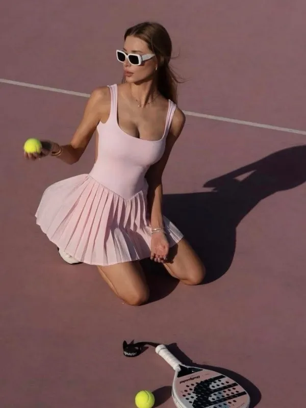 NWT • Lacoste White + Pink Court Base Sneakers - Image 6