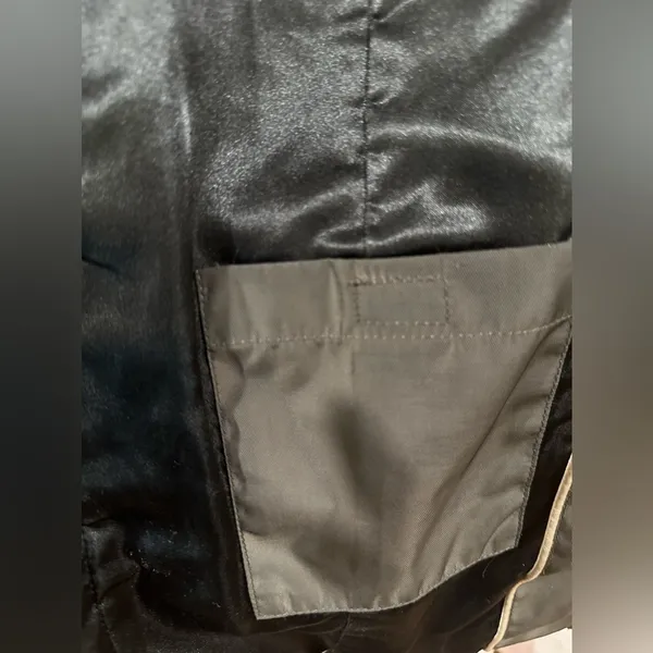 EUC Calvin Klein long puffer coat fully lined brown color Sz XXS - Image 7