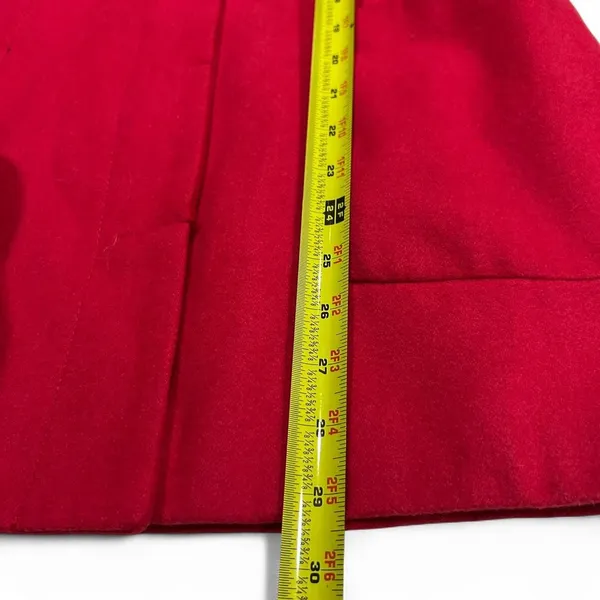 Old Navy Red Wool Blend  Coat - Image 4