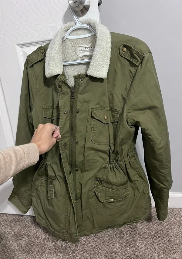 Army Green Winter Coat - Image 2