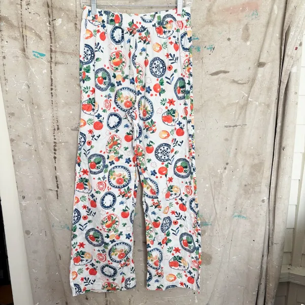 Anthropologie LyreBird Cloud Flannel Pajama Set - Image 7