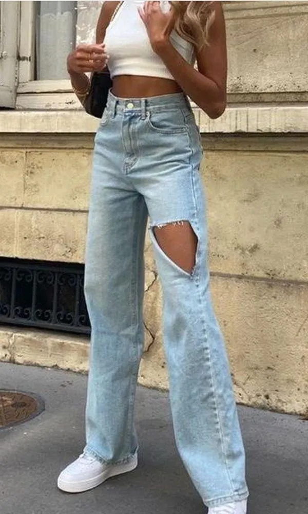 12th Tribe Brooklyn Slash Boyfriend Jeans NWT - Image 3