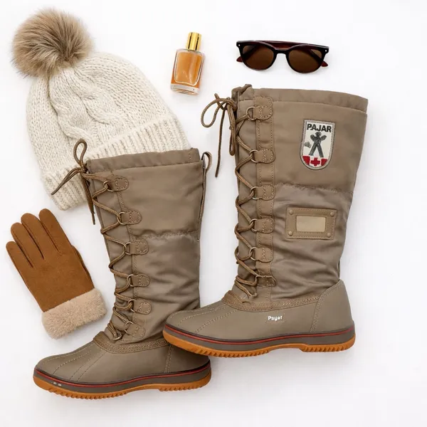 Pajar Canada Gia Waterproof Fleece Lined Snow Boots Women 37 Winter Warm in EUC - Image 15