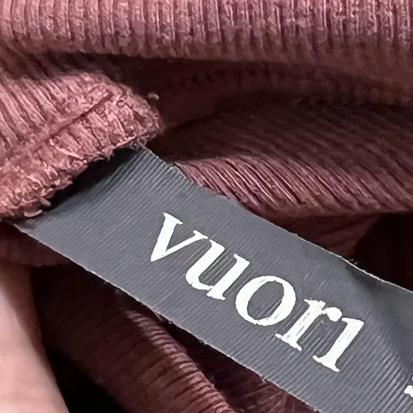 Vuori At Ease Pants Women's Sz Med Rosewood Ribbed Modal Athleisure Lounge Yoga - Image 9