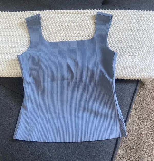 Seamless Workout Tank Blue Size L - Image 3