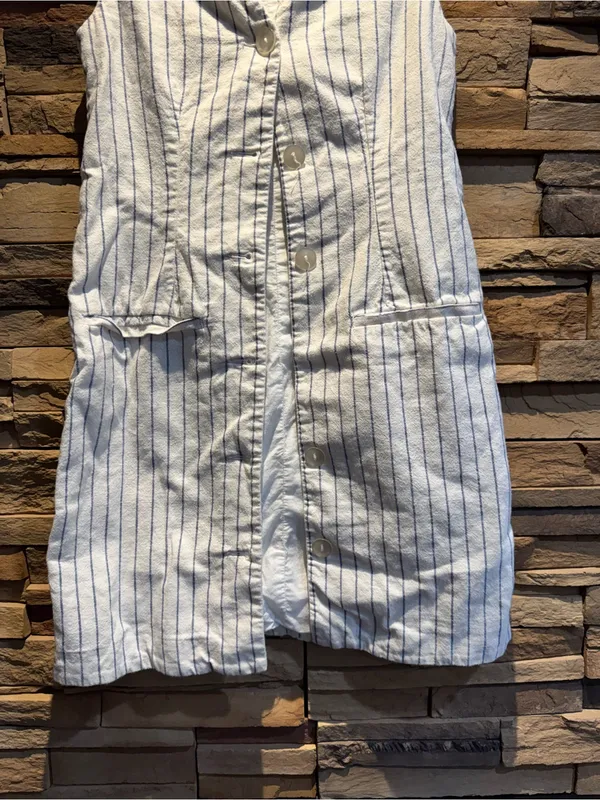 Abercrombie The A&F Mara Linen-Blend Vest Mini Dress Size XXST - Image 3