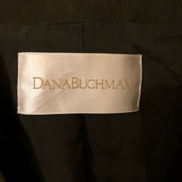 Vintage 90s Dana Buchman button down army green cottagecore Blazer - Image 14