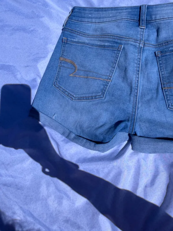 American Eagle midi Jean shorts - Image 6