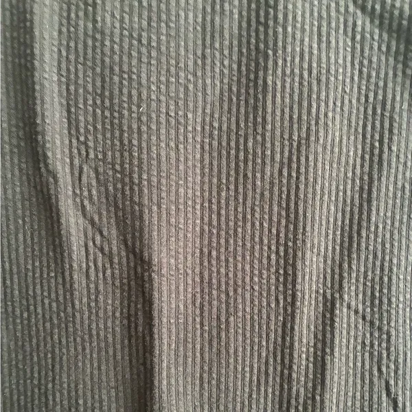 Madewell Faded Black Textured Button-Shoulder Tee M - Image 8