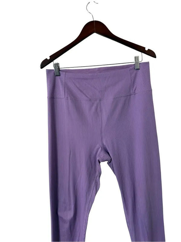 GIRLFRIEND COLLECTIVE Ribbed Purple High Rise Leggings - Image 4