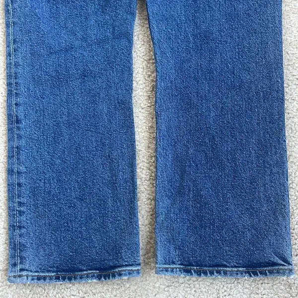 AGOLDE Riley High Waist Denim Crop Jeans in Women's Size 28 - Image 8