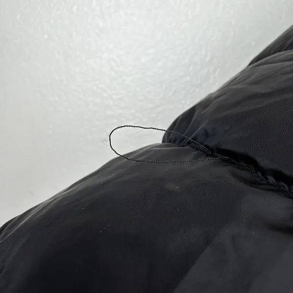 Athleta Jacket Womens OS Black Green Reversible Down Puffer Full Zip Coat Pocket - Image 4