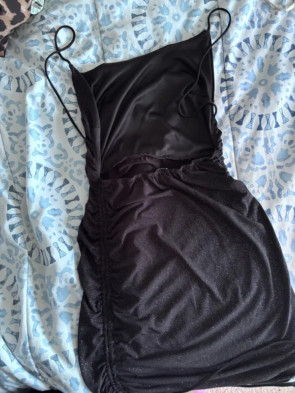 Backless Windsor Black Dress - Image 2